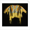 A Southern Cheyenne quilled and fringed hide warrior's shirt by Anonymous
