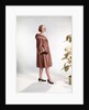 1960s Woman Wearing Fur Mink Coat by Anonymous