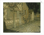 The Gardener's House in the Moonlight, Gerberoy by Henri Le Sidaner