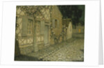 The Gardener's House in the Moonlight, Gerberoy by Henri Le Sidaner