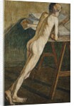 Nude Boy Standing by Christian Rohlfs