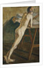 Nude Boy Standing by Christian Rohlfs