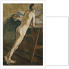 Nude Boy Standing by Christian Rohlfs