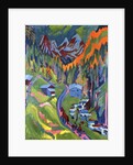 Sertig Path in Summer by Ernst Ludwig Kirchner