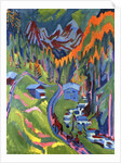 Sertig Path in Summer by Ernst Ludwig Kirchner