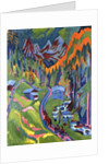 Sertig Path in Summer by Ernst Ludwig Kirchner
