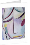 Saviour's Face by Alexej Von Jawlensky