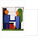 Man and Woman with Intersecting Arms by Franz Wilhelm Seiwert