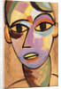 Mysticher Kopf: Jungling I by Alexej Von Jawlensky