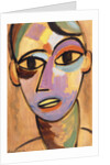 Mysticher Kopf: Jungling I by Alexej Von Jawlensky