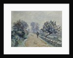 Crozard Road, Little Fog and Frost by Armand Guillaumin