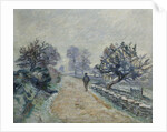 Crozard Road, Little Fog and Frost by Armand Guillaumin