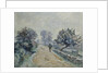 Crozard Road, Little Fog and Frost by Armand Guillaumin