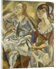 Young Women at a Table by Jules Pascin