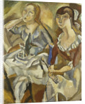 Young Women at a Table by Jules Pascin