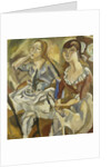 Young Women at a Table by Jules Pascin