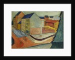 Our Street with a Riding Horse, Bonn by August Macke