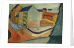 Our Street with a Riding Horse, Bonn by August Macke