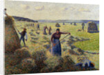 Harvesting Hay, Eragny by Camille Pissarro