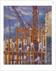 The Building Sites of Paris, Boulevard de la Madeleine by Maximilien Luce