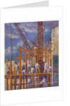 The Building Sites of Paris, Boulevard de la Madeleine by Maximilien Luce