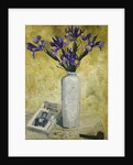 Irises in a Tall Vase by Christopher Wood