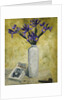 Irises in a Tall Vase by Christopher Wood