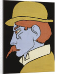 Man with Moustache, Profile by Henri Gaudier-Brzeska