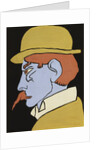 Man with Moustache, Profile by Henri Gaudier-Brzeska