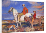 Hilda and Mary at Studland Bay, Dorset by George Spencer Watson