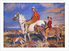 Hilda and Mary at Studland Bay, Dorset by George Spencer Watson