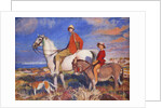 Hilda and Mary at Studland Bay, Dorset by George Spencer Watson
