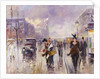 Parisien Street Scene by Joaquin Pallares Allustante