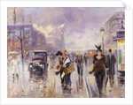 Parisien Street Scene by Joaquin Pallares Allustante