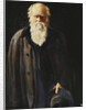 Portrait of Charles Darwin, standing three quarter length by John Collier