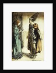 Siegfried meets Gutrune: The Twilight of the Gods by Arthur Rackham