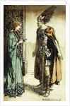 Siegfried meets Gutrune: The Twilight of the Gods by Arthur Rackham