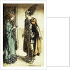 Siegfried meets Gutrune: The Twilight of the Gods by Arthur Rackham