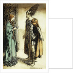 Siegfried meets Gutrune: The Twilight of the Gods by Arthur Rackham