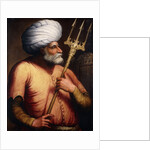 Portrait of Khair el-Din Barbarossa, half-length, holding a Trident by Anonymous