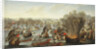 Franco-Spanish Action off the Port of Barcelona in July 1642 attributed to Pierre Puget by Anonymous