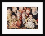 Group Portrait of Children by Ludger Tom Ring the Younger