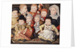 Group Portrait of Children by Ludger Tom Ring the Younger