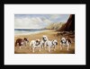 Bulldogs on a Beach by Reuben Ward Binks