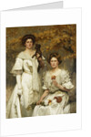 Hilda and Margaret, Daughters of Professor Sir Edward Poulton, F.R.S by Thomas Cooper Gotch