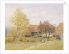 Old Wyldes Farm, Hampstead by Helen Allingham (1848-1926) by Anonymous