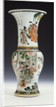 A very fine famille verte Yanyan vase, Kangxi by Anonymous