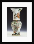 A very fine famille verte Yanyan vase, Kangxi by Anonymous