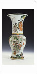 A very fine famille verte Yanyan vase, Kangxi by Anonymous