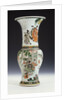 A very fine famille verte Yanyan vase, Kangxi by Anonymous